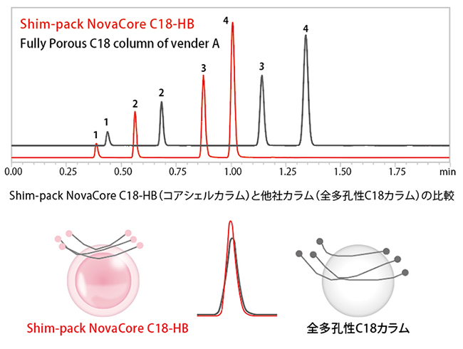 コアシェルカラムの充填剤2